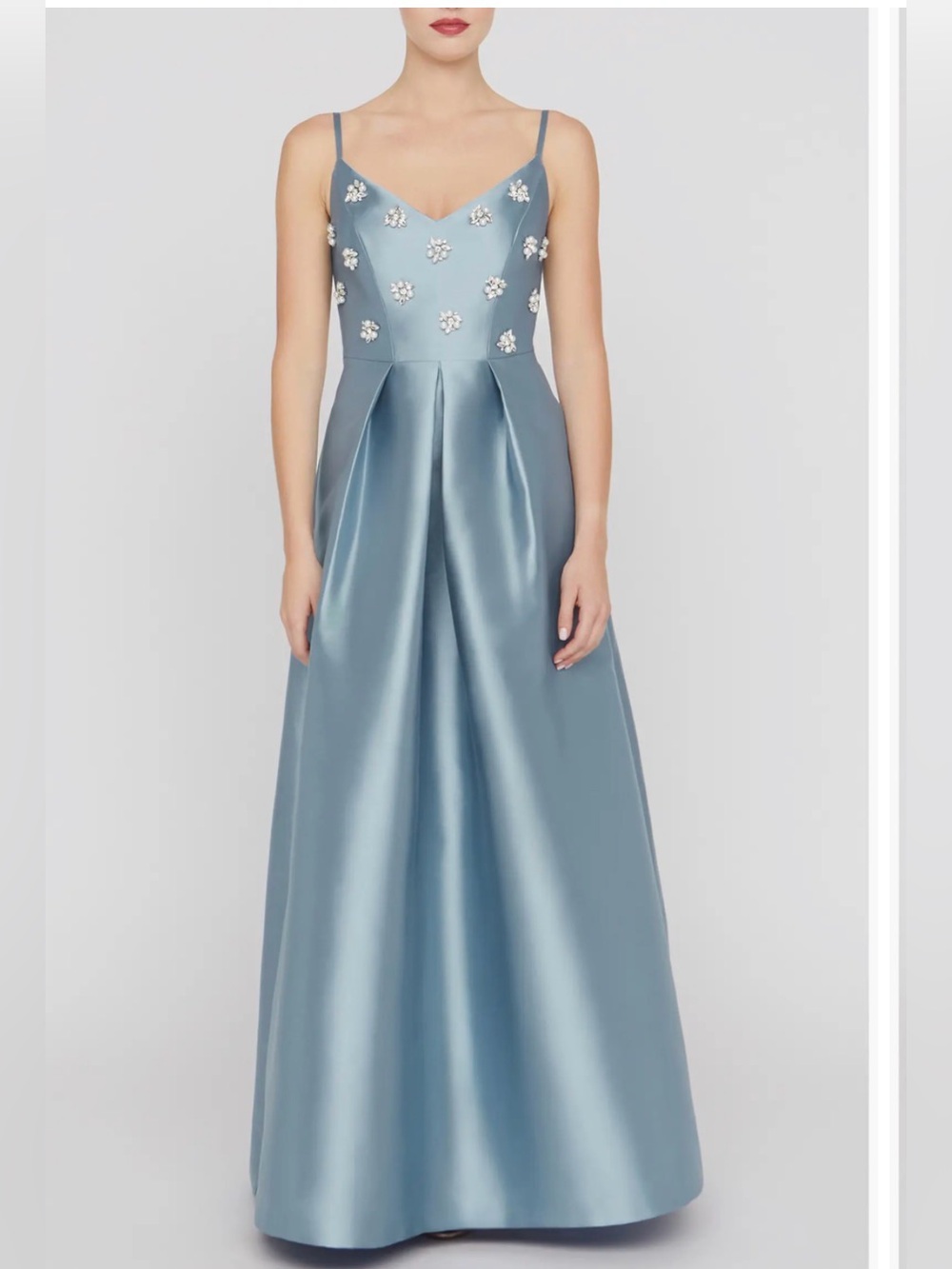 Kay Unger Eloise Embellished Mikado Gown